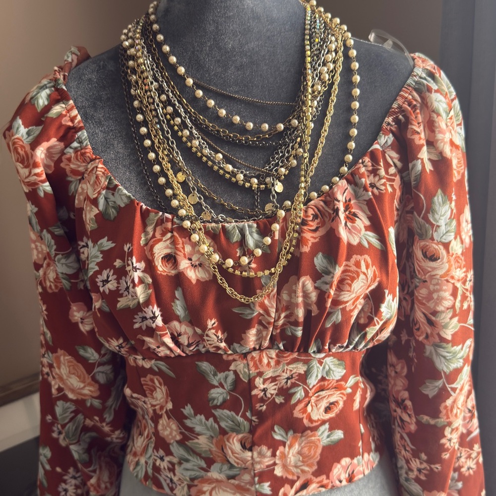 Floral Long Sleeve Top